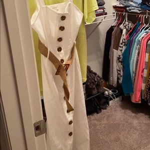 White button dress